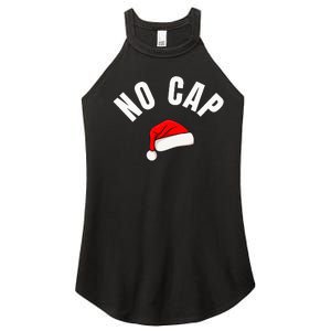 Funny Santa Hat Funny Christmas Gen Z Slang Women's Perfect Tri Rocker Tank