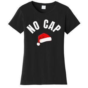 Funny Santa Hat Funny Christmas Gen Z Slang Women's T-Shirt