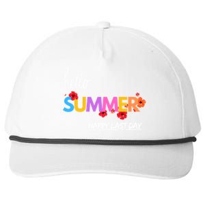 Funny Sunflower Hello Summer Gift Snapback Five-Panel Rope Hat