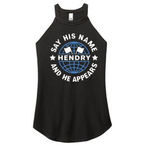 Funny Say His Name And He Appears Joe Hendry Women’s Perfect Tri Rocker Tank