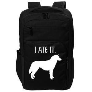 Funny Siberian Husky Dog Dad Mom Owner Lover Impact Tech Backpack