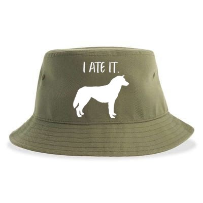 Funny Siberian Husky Dog Dad Mom Owner Lover Sustainable Bucket Hat