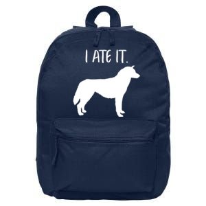 Funny Siberian Husky Dog Dad Mom Owner Lover 16 in Basic Backpack