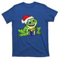 Frog Santa Hat Christmas Pajama Cute Animal XMas Holiday T-Shirt