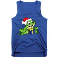 Frog Santa Hat Christmas Pajama Cute Animal XMas Holiday Tank Top