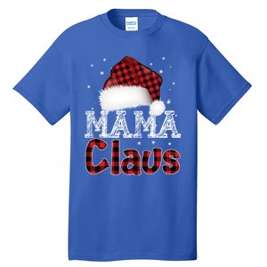 Fun Santa Hat Christmas Costume Family Matching Mama Claus Great Gift Tall T-Shirt