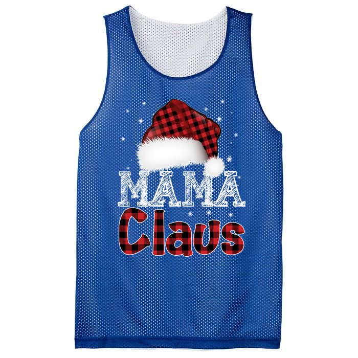 Fun Santa Hat Christmas Costume Family Matching Mama Claus Great Gift Mesh Reversible Basketball Jersey Tank