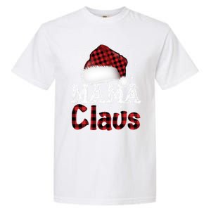 Fun Santa Hat Christmas Costume Family Matching Mama Claus Great Gift Garment-Dyed Heavyweight T-Shirt