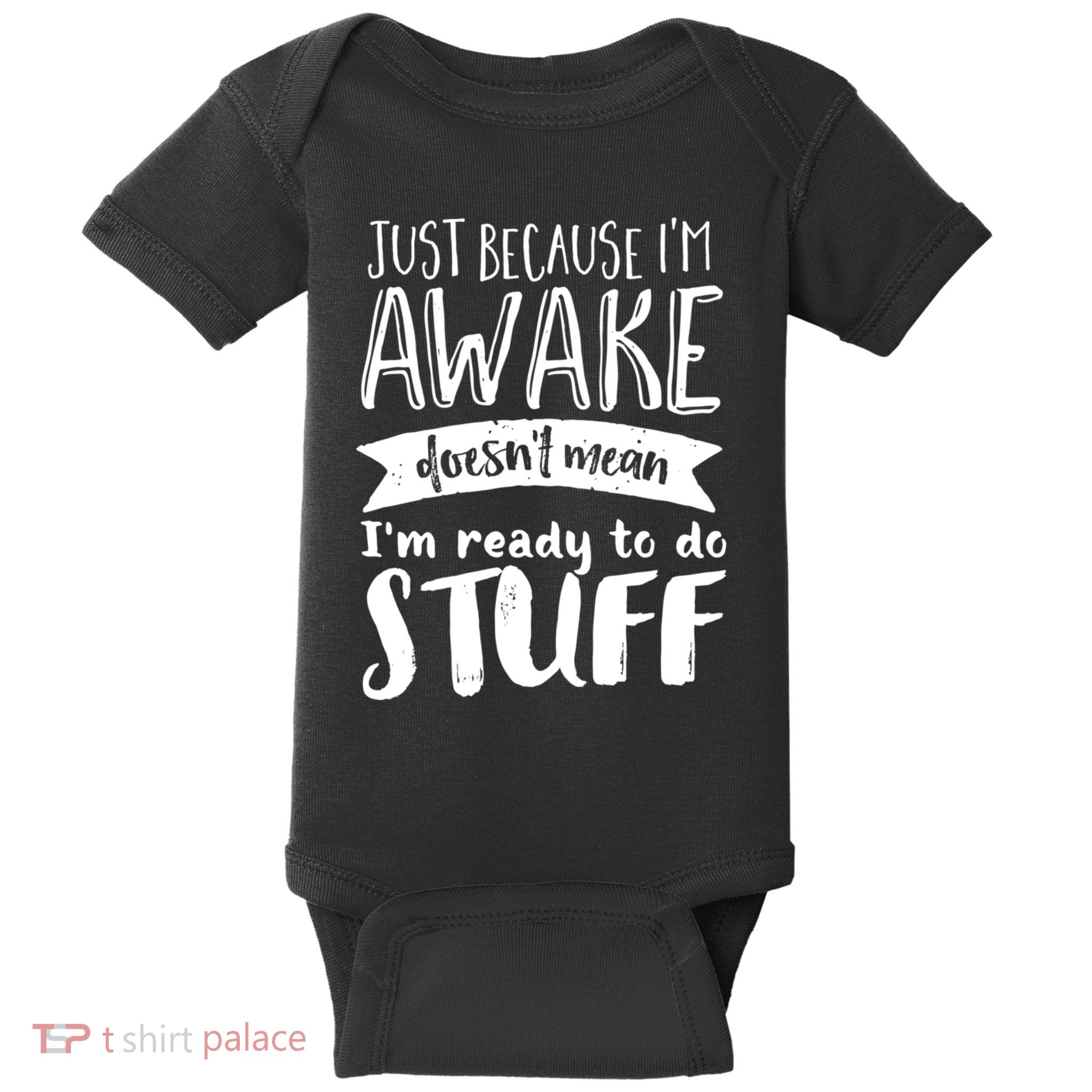 Funny Sarcastic Hoodie Not A Morning Person Hate Waking Up Baby Bodysuit