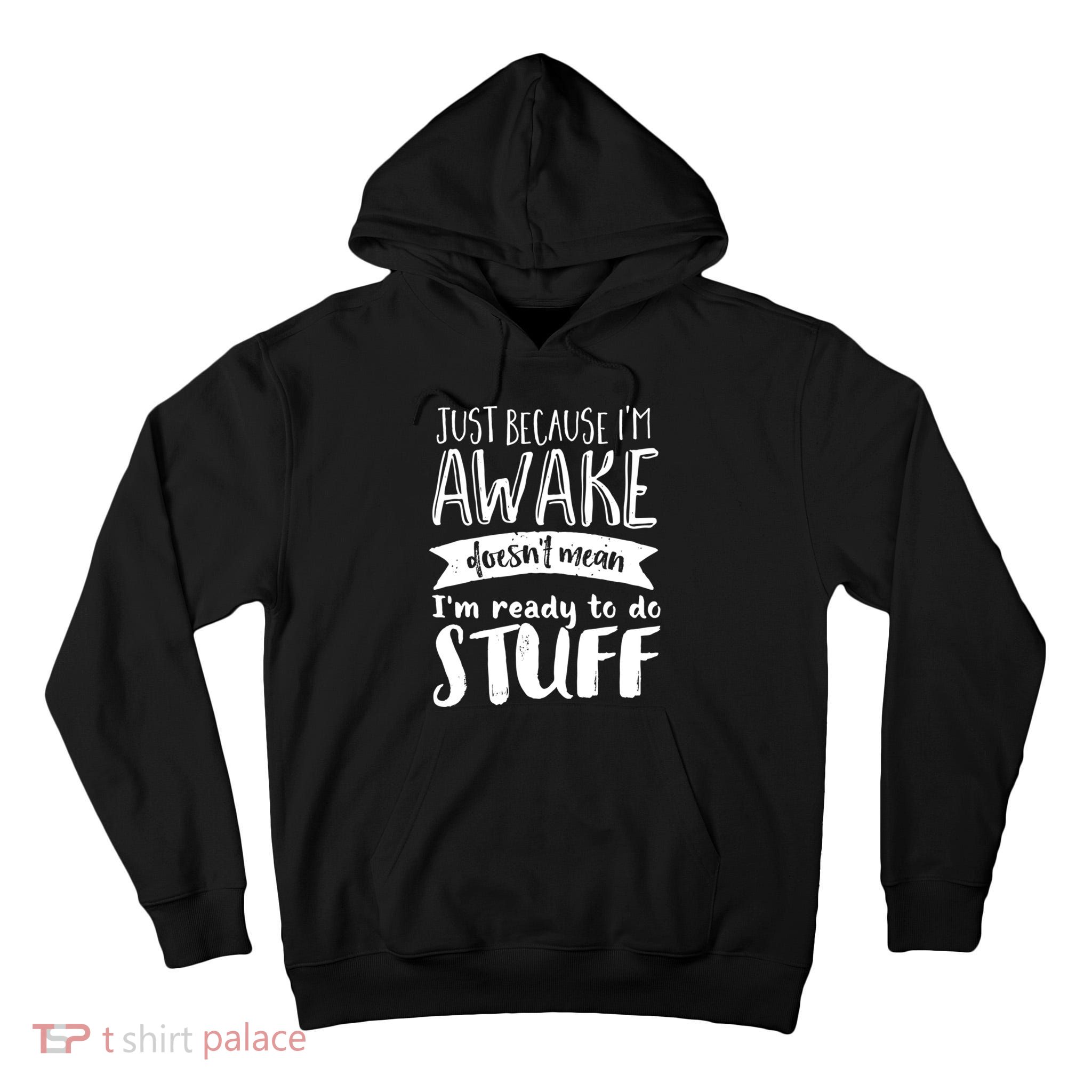 Funny Sarcastic Hoodie Not A Morning Person Hate Waking Up Tall Hoodie