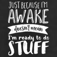 Funny Sarcastic Hoodie Not A Morning Person Hate Waking Up Golf Towel