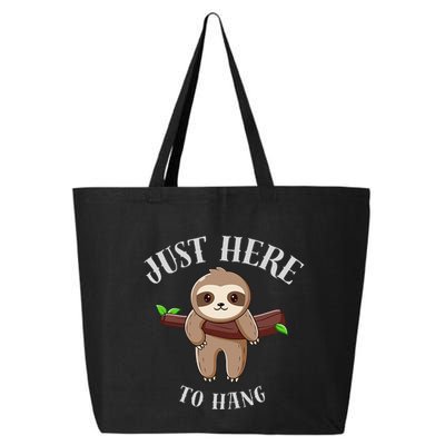 Fun Sloth Here To Hang ForwomanS Gift 25L Jumbo Tote