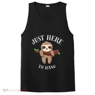 Fun Sloth Here To Hang ForwomanS Gift PosiCharge Competitor Tank