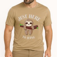 Fun Sloth Here To Hang ForwomanS Gift Cooling Performance Crew T-Shirt