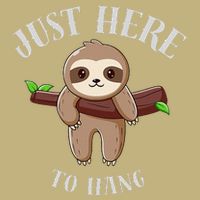 Fun Sloth Here To Hang ForwomanS Gift Cooling Performance Crew T-Shirt