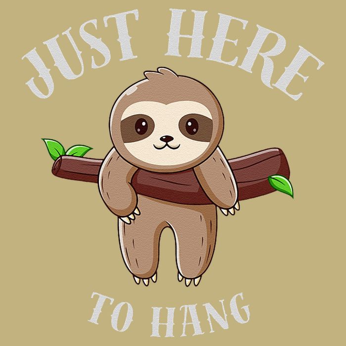 Fun Sloth Here To Hang ForwomanS Gift Cooling Performance Crew T-Shirt