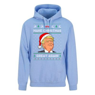 Funny Santa Hat Trump Make Christmas Great Again Ugly Xmas Meaningful Gift Unisex Surf Hoodie