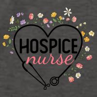 Floral Stethoscope Heart Nursing Hospice Nurse Funny Gift Vector Backpack