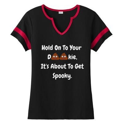 Funny Spooky Halloween For Women And Children Ladies Halftime Notch Neck Tee