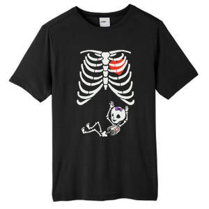 Funny Spooky Halloween Pregnancy Announcement Costume Outfit Tall Fusion ChromaSoft Performance T-Shirt