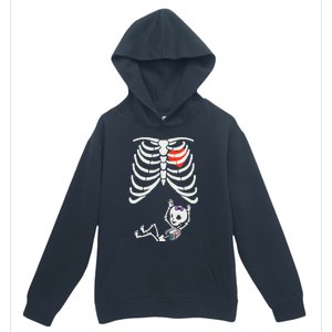 Funny Spooky Halloween Pregnancy Announcement Costume Outfit Urban Pullover Hoodie