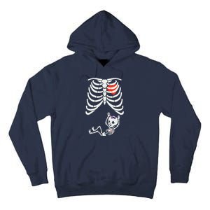 Funny Spooky Halloween Pregnancy Announcement Costume Outfit Tall Hoodie