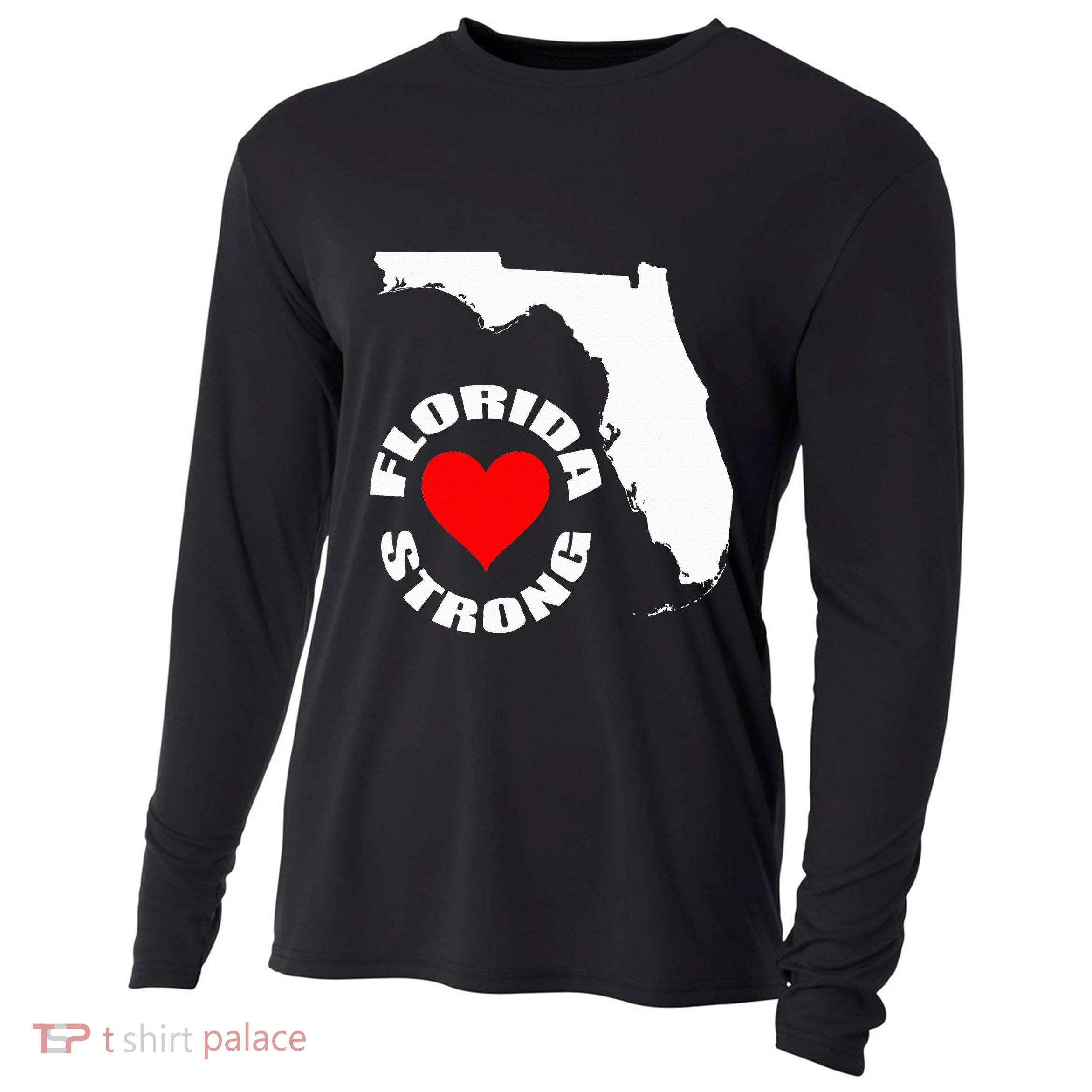 Florida Strong Heart Floridastrong Cooling Performance Long Sleeve Crew