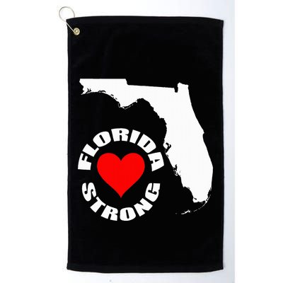 Florida Strong Heart Floridastrong Golf Towel
