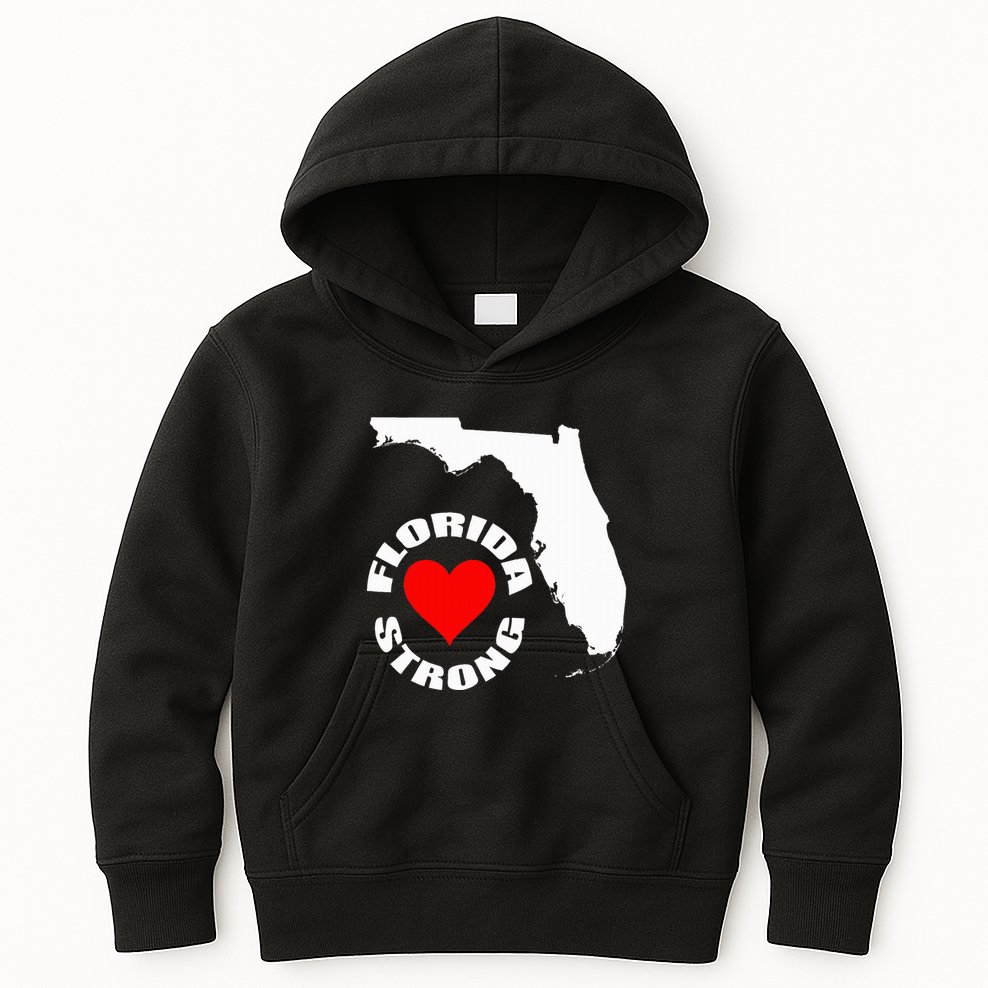 Florida Strong Heart Floridastrong Kids Hoodie