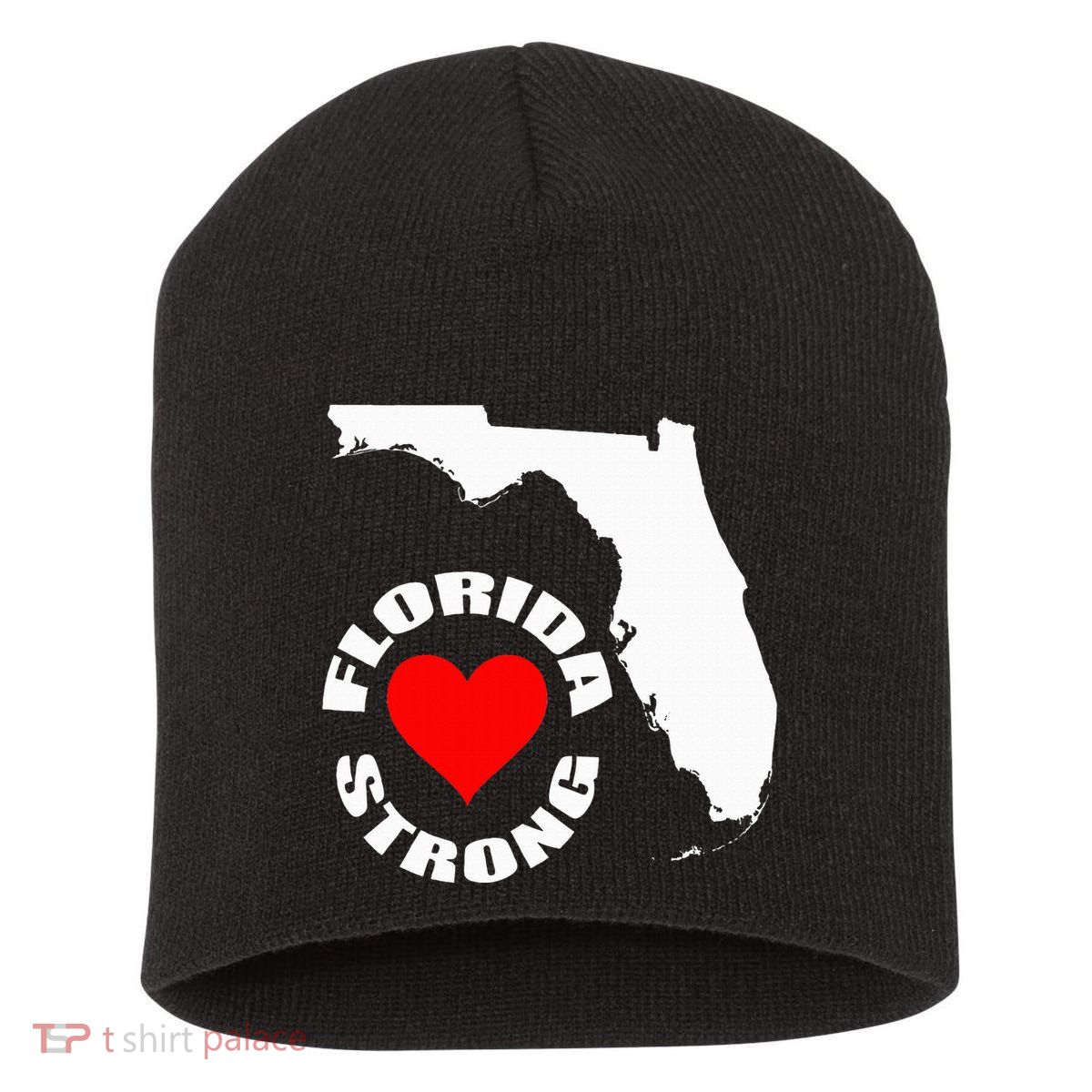 Florida Strong Heart Floridastrong Short Acrylic Beanie