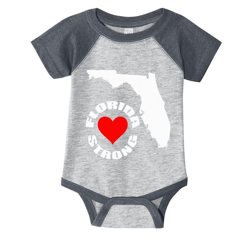 Florida Strong Heart Floridastrong Infant Baby Jersey Bodysuit