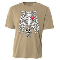 Funny Spooky Halloween Pregnancy Announcement Costume Cooling Performance Crew T-Shirt