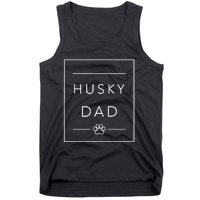 Funny Siberian Husky Lover Dog Dad Minimalist Tee, Husky Dad Tank Top