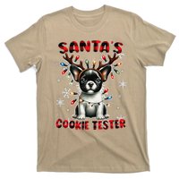 Frenchie Santa Hat & Christmas Lights Cute French Bulldog T-Shirt