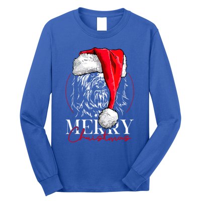 Funny Santa Havanese Merry Christmas Dog Mom Dog Funny Gift Long Sleeve Shirt