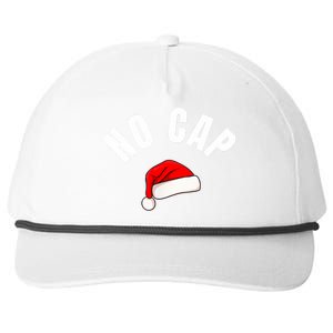 Funny Santa Hat Funny Christmas Gen Z Slang Boy Snapback Five-Panel Rope Hat