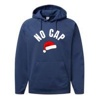 Funny Santa Hat Funny Christmas Gen Z Slang Boy Performance Fleece Hoodie