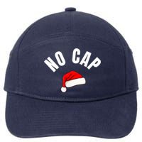 Funny Santa Hat Funny Christmas Gen Z Slang Boy 7-Panel Snapback Hat