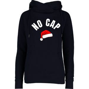 Funny Santa Hat Funny Christmas Gen Z Slang Boy Womens Funnel Neck Pullover Hood