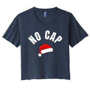 Funny Santa Hat Funny Christmas Gen Z Slang Boy Women's Crop Top Tee