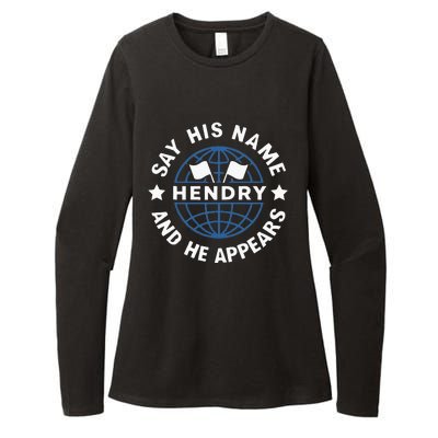 Funny Say His Name And He Appears Joe Hendry Womens CVC Long Sleeve Shirt