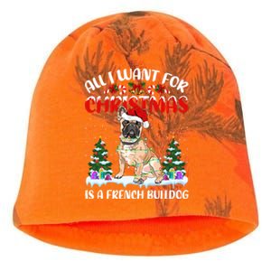 Funny Santa Hat All I Want For Christmas Is A French Bulldog Meaningful Gift Kati - Camo Knit Beanie