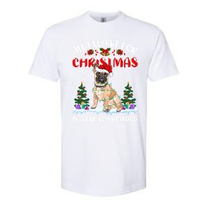 Funny Santa Hat All I Want For Christmas Is A French Bulldog Meaningful Gift Softstyle CVC T-Shirt