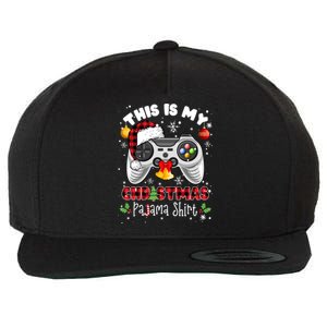 Funny Santa Hat Video Game Xmas This Is My Christmas Pajama Meaningful Gift Wool Snapback Cap