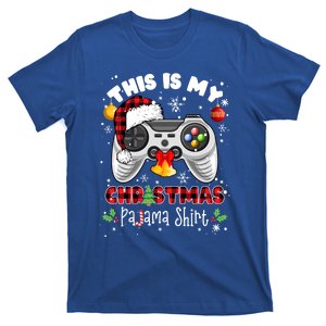 Funny Santa Hat Video Game Xmas This Is My Christmas Pajama Meaningful Gift T-Shirt