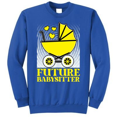 Future Sitter Hood Caregiving Sitter Gift Sweatshirt