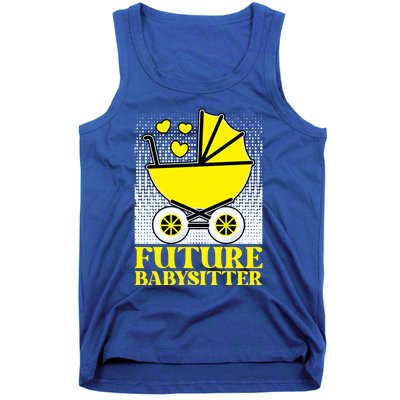 Future Sitter Hood Caregiving Sitter Gift Tank Top