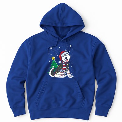 Funny Siberian Husky Christmas Dog Lover Gift Hoodie