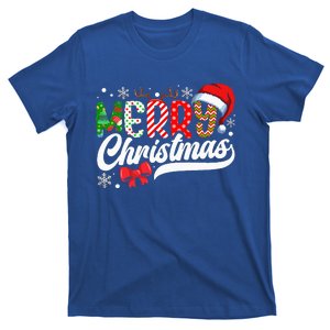 Festive Santa Hat with Plaid Pattern T-Shirt