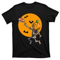 Football Skeleton Halloween Football Halloween T-Shirt